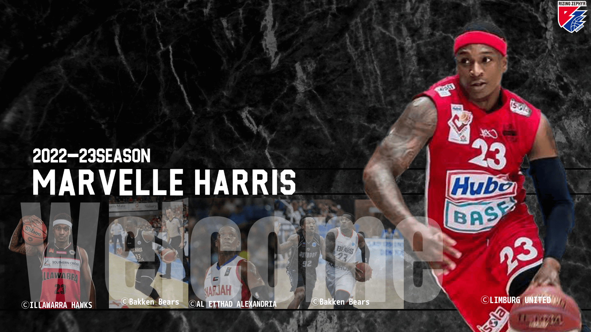 新規】マーベル・ハリス選手契約締結のお知らせ | ライジングゼファー福岡